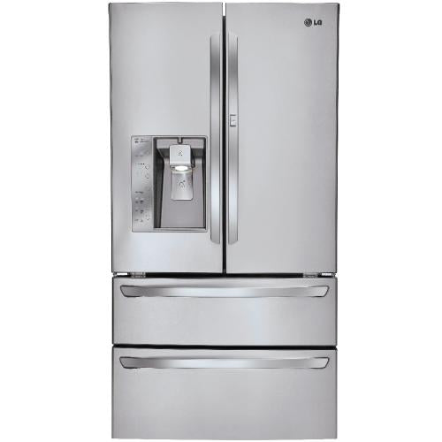LG LMX30995ST 30.3 cu. ft. French Door Refrigerator with SpillProtector Glass Shelves, Door-in-Door Bins, Air Filter, External Ice/Water Dispenser and Double Freezer Drawers