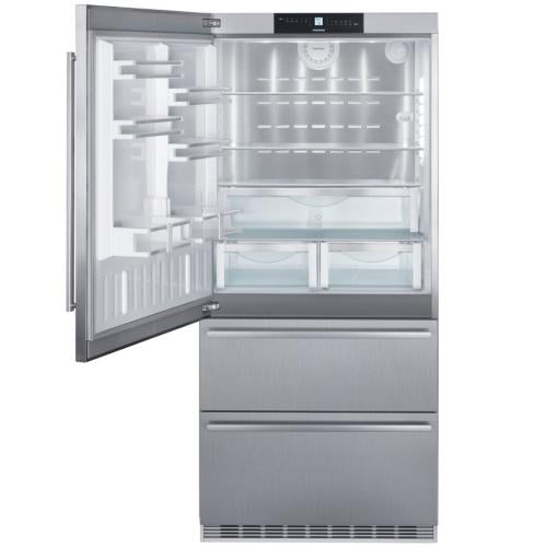 Liebherr CS2081 36 Inch Counter Depth Bottom-Freezer Refrigerator with Automatic Ice Maker