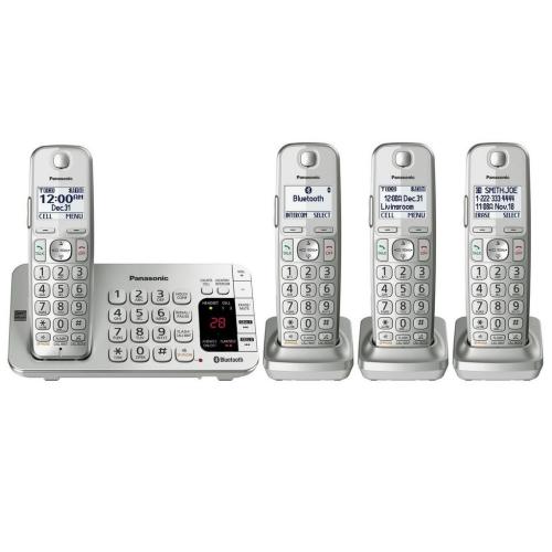 Panasonic KXTGE474S Dect 6.0 Expandable Cordless Phone System