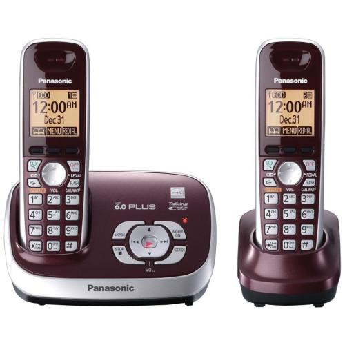 Panasonic KXTG6572R Expandable Digital Cordless Answering System