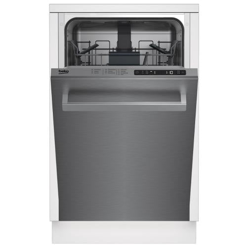 Beko 7635169535 Slim Tub - 18 Inch Top Control Dishwasher - DDS25841X