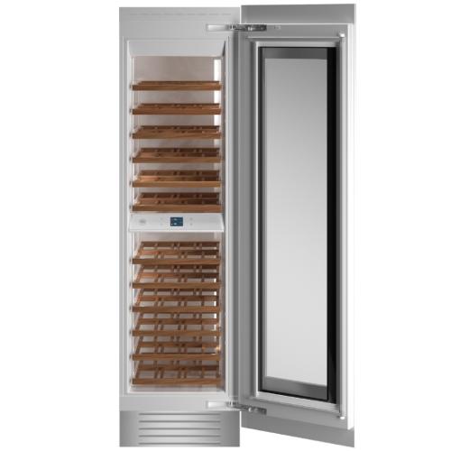 Bertazzoni REF24WCPRR Master Series 24" Panel Ready Dual Zone Wine Cooler Column with 80 Bottle Capacity