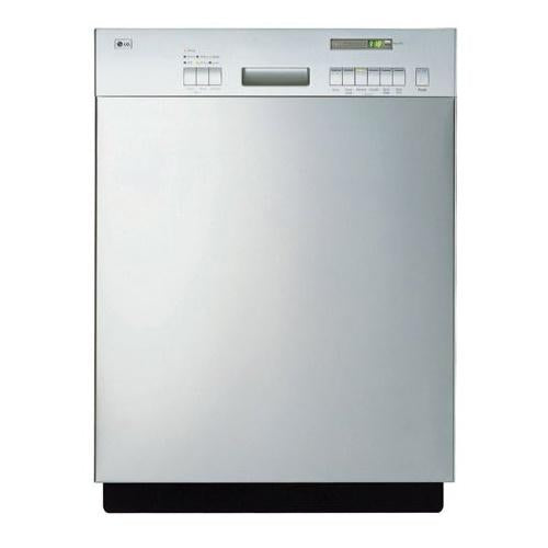 LG LDS5811ST Full Console Dishwasher with 6 Wash Cycles & Semi-Integrated Electronic Control Panel: Stainless Steel