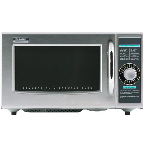 Sharp R21LCFS Medium Duty 1000W Commercial Microwave