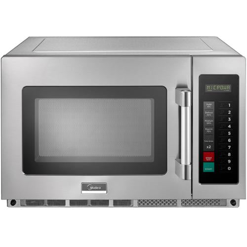 Midea 1234G1A 1.2 Cu. Ft. 1200W Push Button Commercial Microwave