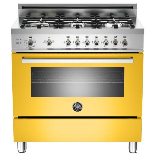 Bertazzoni PRO366GASGI/01 Professional Series 36 Inch Pro-Style Gas Range with 4.4 cu. ft. Convection Oven