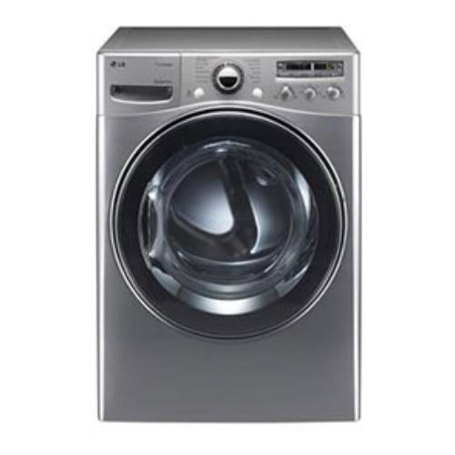 LG DLGX3551V 27 Inch Gas Dryer with 7.4 cu. ft. Capacity, 12 Dry Programs, SteamFresh/SteamSanitary Cycles, 10 Options, ReduceStatic Option and Sensor Dry: Graphite Steel