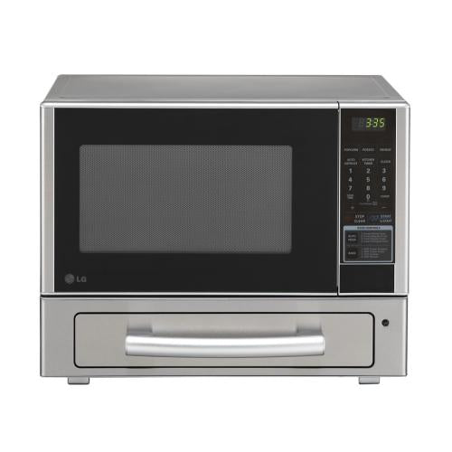 LG LCSP1110ST 1.1 cu. ft. Combination Countertop Microwave/Baking Drawer with 1,000 Watt Microwave Oven, 1,400 Watt Baking Drawer, Auto Pizza Feature, 4 Auto Cook Options, Child Lockout and LED Display