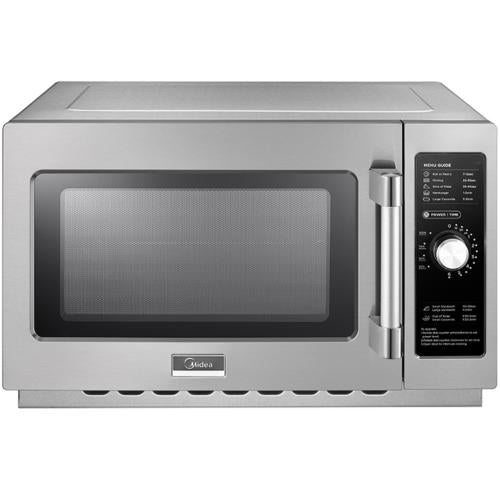 Midea 1434N0A 1.2 Cu. Ft. 1400W Dial Commercial Microwave