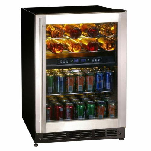 Magic Chef MCWBC77DZC 77 Bottle Dual Zone Wine And Beverage Cooler
