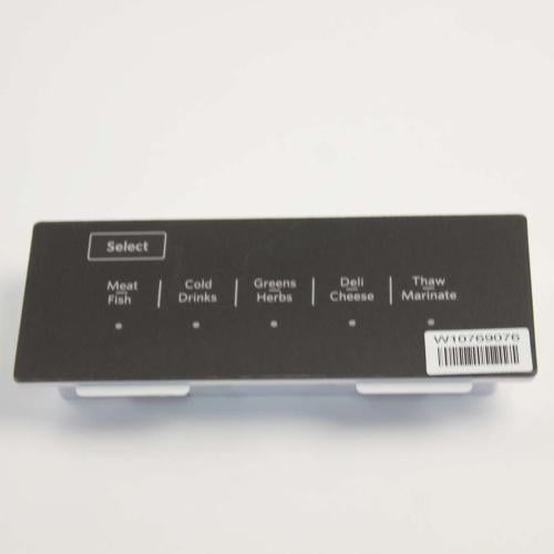 Whirlpool Refrigerator Temperature-Controlled Drawer User Interface Assembly - WPW10769076