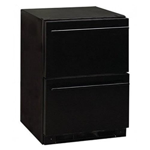 Haier C122 Built-In 2 Drawer Refrigerator, Black