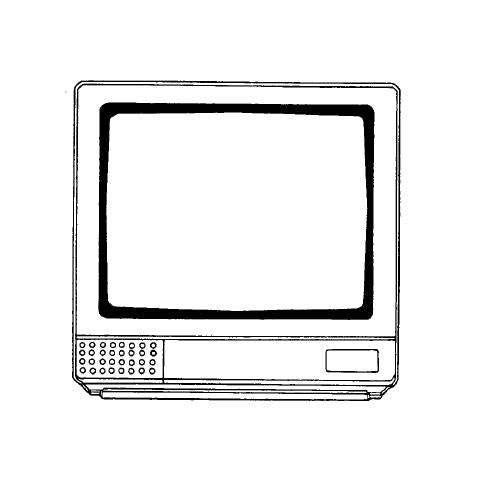 Hitachi 36FX49B Crt Color Television