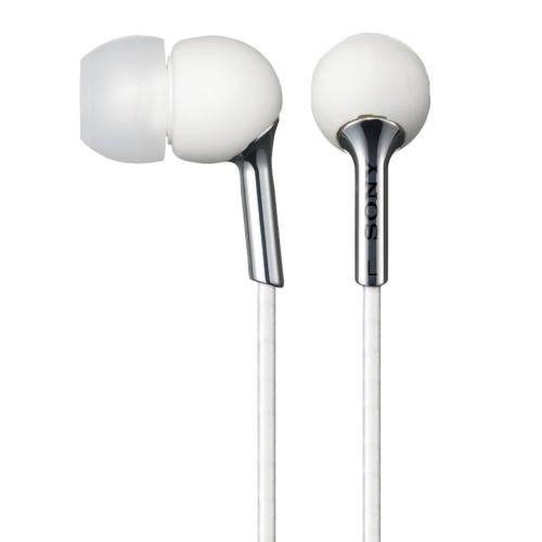 Sony MDREX55/WHI White Earbud Style Headphones
