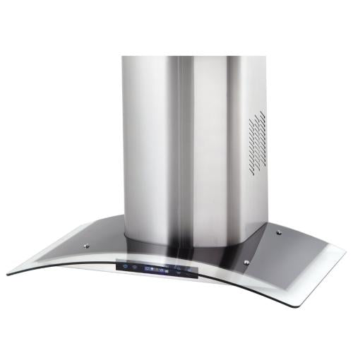 Silhouette DWRH303GSST 30-Inch Curved Glass/Stainless Steel Wall-Mount Range Hood