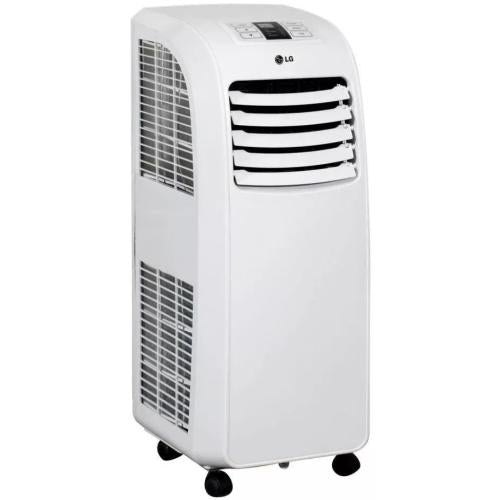 LG LP0815WNR 8,000 BTU Portable Air Conditioner with Digital Temperature Control, LED Display, Auto Restart, 2 Pts/Hr Dehumidification, Programmable 24-Hour On/Off Timer and Energy Star Rated