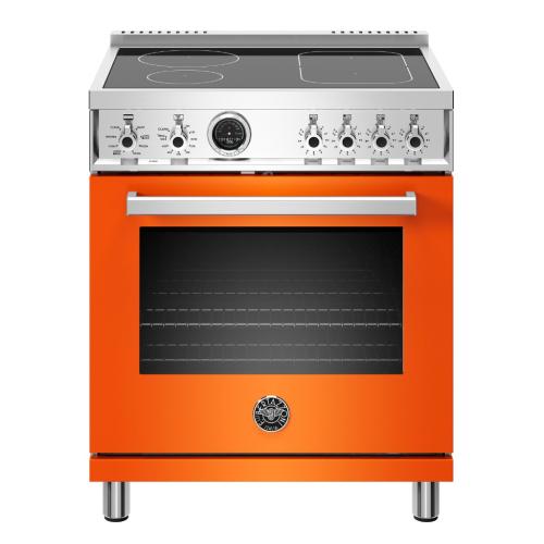 Bertazzoni PROF304INSART Professional Series 30 Inch Freestanding Induction Range with 4 Heating Zones