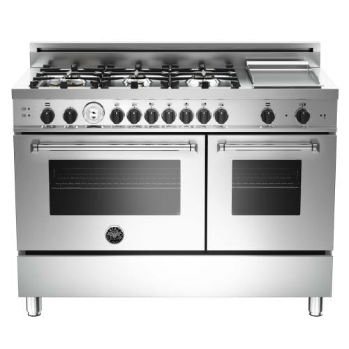 Bertazzoni MAS486GGASXT Master Series 48 Inch Freestanding All Gas Range with Natural Gas