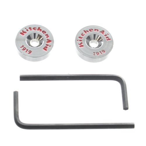 Whirlpool Refrigerator Handle Medallion - W10846205