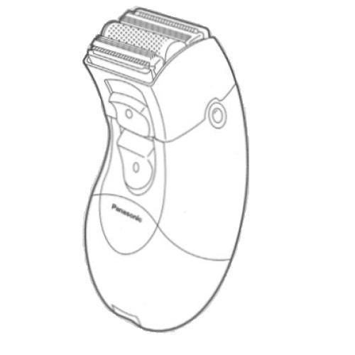 Panasonic ES208 Cordless Wet/Dry Shaver For Ladies