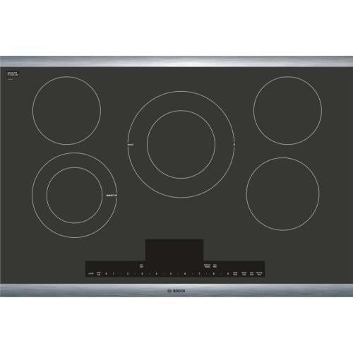 Bosch NETP068SUC/01 Benchmark® Electric Cooktop 30'' Black, Surface Mount Without Frame