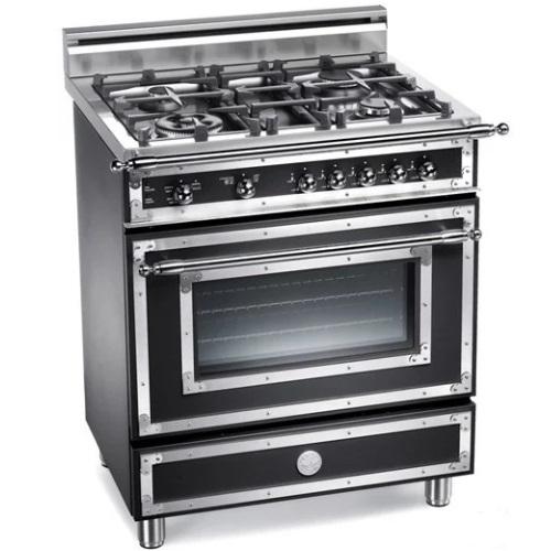 Bertazzoni H304GGVNEFR01 Professional Series 30 Inch Traditional-Style Gas Range with 4 Sealed Burners