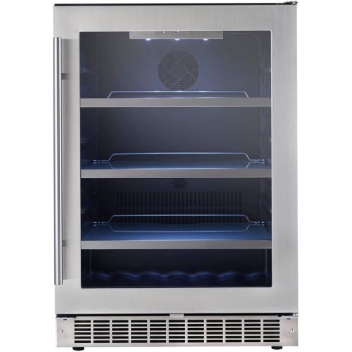 Silhouette DBC056D1BSSPR Built-In Beverage Center, 5.6 Cubic Feet