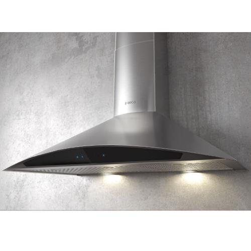 Elica EFG636S1 30 Inch Wall Mount Range Hood with 3-Speed + Booster, 600 CFM Blower, Touch Control