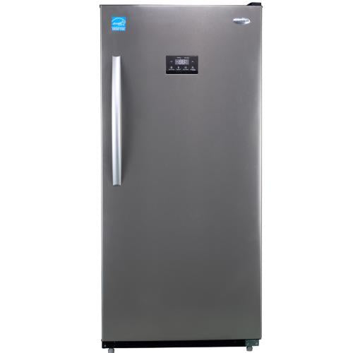Midea PFV1376MS 8 Cu. Ft Stainless Steel Upright Freezer