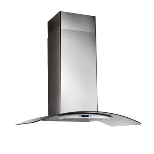 Elica ECM636SS como 36 Inch Wall Mount Chimney Hood with 600 CFM Internal Blower, 4-Speed Touch Controls