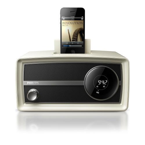 Philips ORD2100C/37 Original Radio Mini Cream Dock For Ipod/Iphone