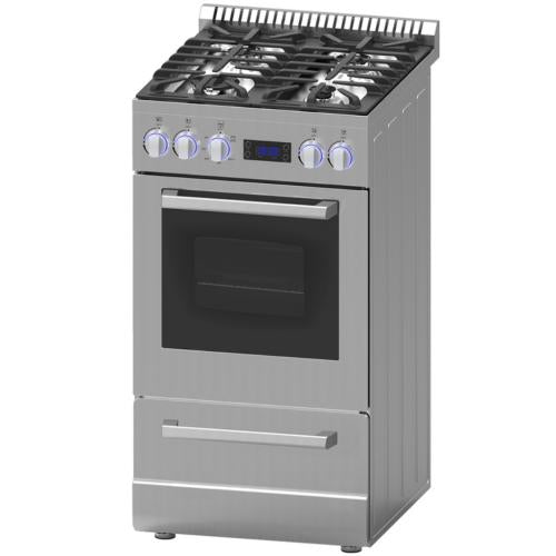 Avanti DGR20P3S Oven Capacity: 2.1 Cu. Ft. Free Standing 20-Inch Deluxe Gas