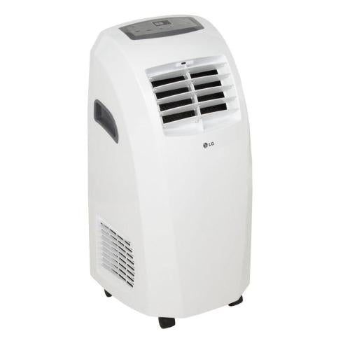 LG LP0910WNR 9,000 BTU Portable Air Conditioner with 9.2 EER, 3.0 Pts/Hr Dehumidification, Auto Evaporation System, Programmable 24-Hour On/Off Timer and Remote Control