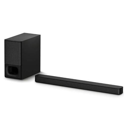 Sony HTS350 2.1ch Soundbar with powerful wireless subwoofer and BLUETOOTH® technology | HT-S350 & HT-SD35