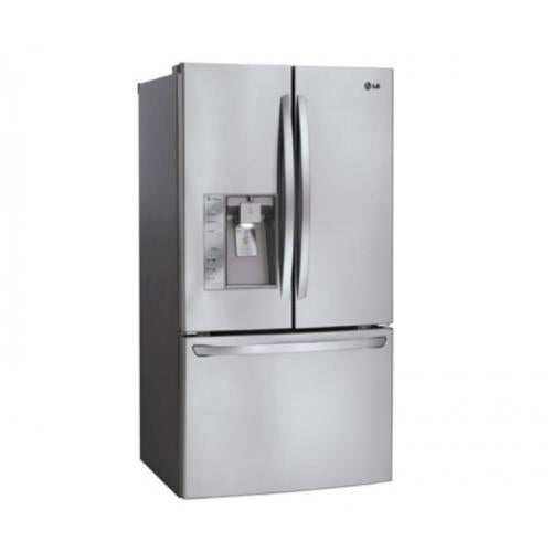 LG LFX31915ST 30.7 cu. ft. French Door Refrigerator with Spill Protector Glass Shelves, 2 Humidity Crispers, SmartDiagnosis, Dual Evaporators and External Ice/Water Dispenser: Stainless Steel