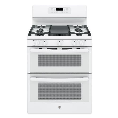 GE JGB860DEJ6WW 30-Inch Free-Standing Gas Double Oven Convection Range