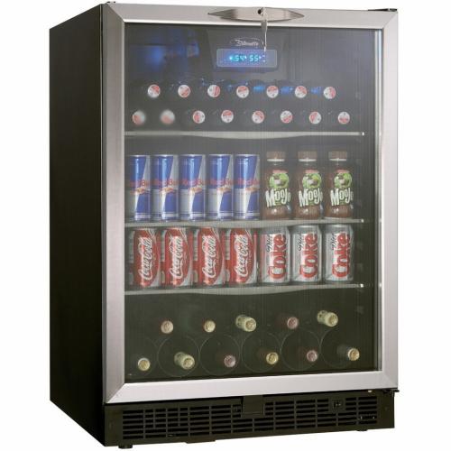 Silhouette DBC514BLS Beverage Center 5.3 Cu. Ft.-Black/Stainless