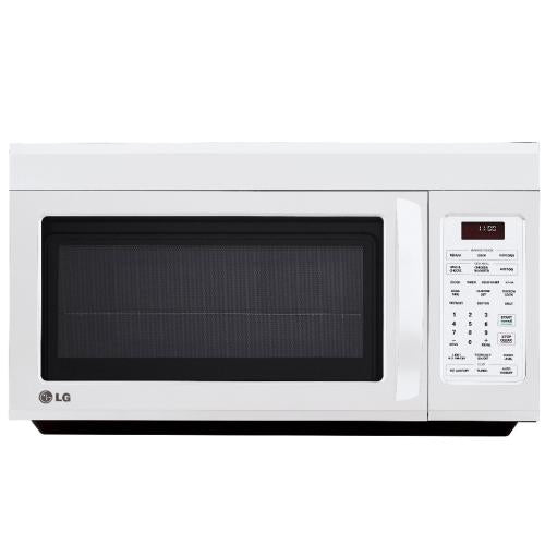 LG LMV1813SW 1.8 cu. ft. Over-the-Range Microwave with 400 CFM Exhaust Fan, 1100 Cooking Watts, Sensor Cooking and QuietPower Ventilation System: Smooth White