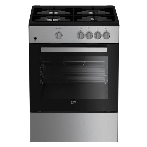 Beko 7737487904 24" Stainless Steel Slide-In Gas Range - SLGR24410SS