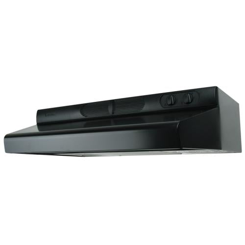 Air King ECQ306 30-Inch Under Cabinet Ducted Range Hood With Light In Black