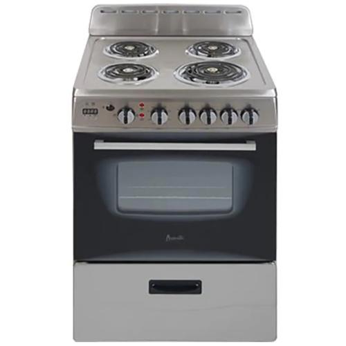 Avanti ERU240P3S 2.6 Cu. Ft. Oven Capacity, 24-Inch Electric Range