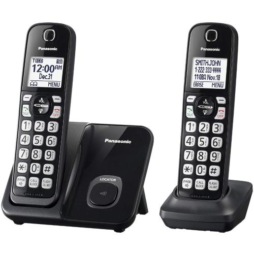 Panasonic KXTGD512B Dect 6.0 Expandable Cordless Phone System