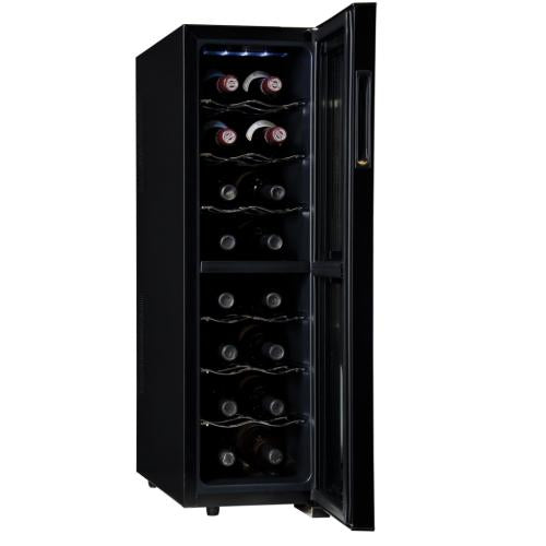 Haier HVTEC16DABS 16-Bottle Capacity Wine Cellar With Electronic Controls