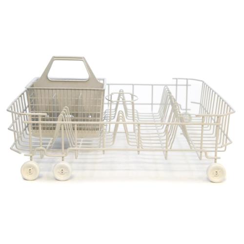 GE Rack Lower & Roller Assembly - WD28X10054