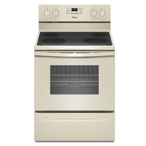 Whirlpool WFE515S0ET1 30 Inch Freestanding Electric Range Biscuit
