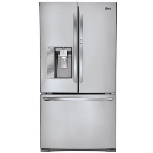LG LFX25992ST Counter-Depth Refrigerator with Door in Door, 25 Cu.Ft, Slim SpacePlus Ice, Bottom Freezer Drawers