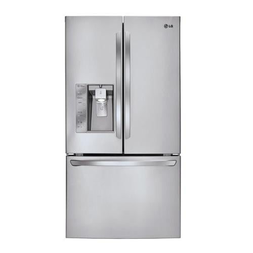 LG LFX29937ST 29.2 cu. ft. French Door Refrigerator with Spillproof Glass Shelves, Glide N' Serve Drawer, 3-Tier Organization Freezer and External Ice/Water Dispenser