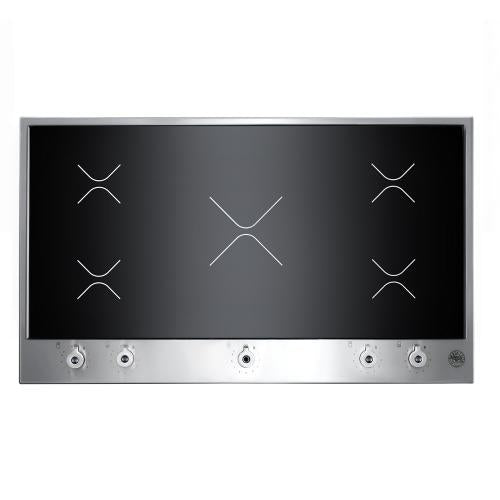 Bertazzoni PM360IGX Professional Series 36 Inch Electric Induction Cooktop with 5 Elements