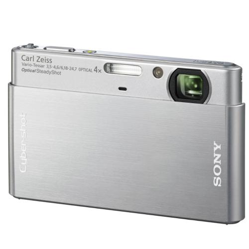 Sony DSCT77 Cyber-shot® Digital Still Camera; Silver