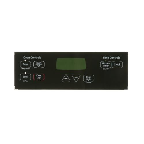 GE Range Oven Control Overlay - WB27K10255